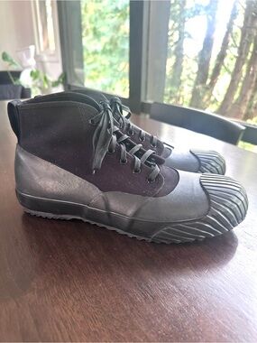 Moonstar Alweather RF Men's Black High Top Rubber Toe Sneakers Made in Japan 9